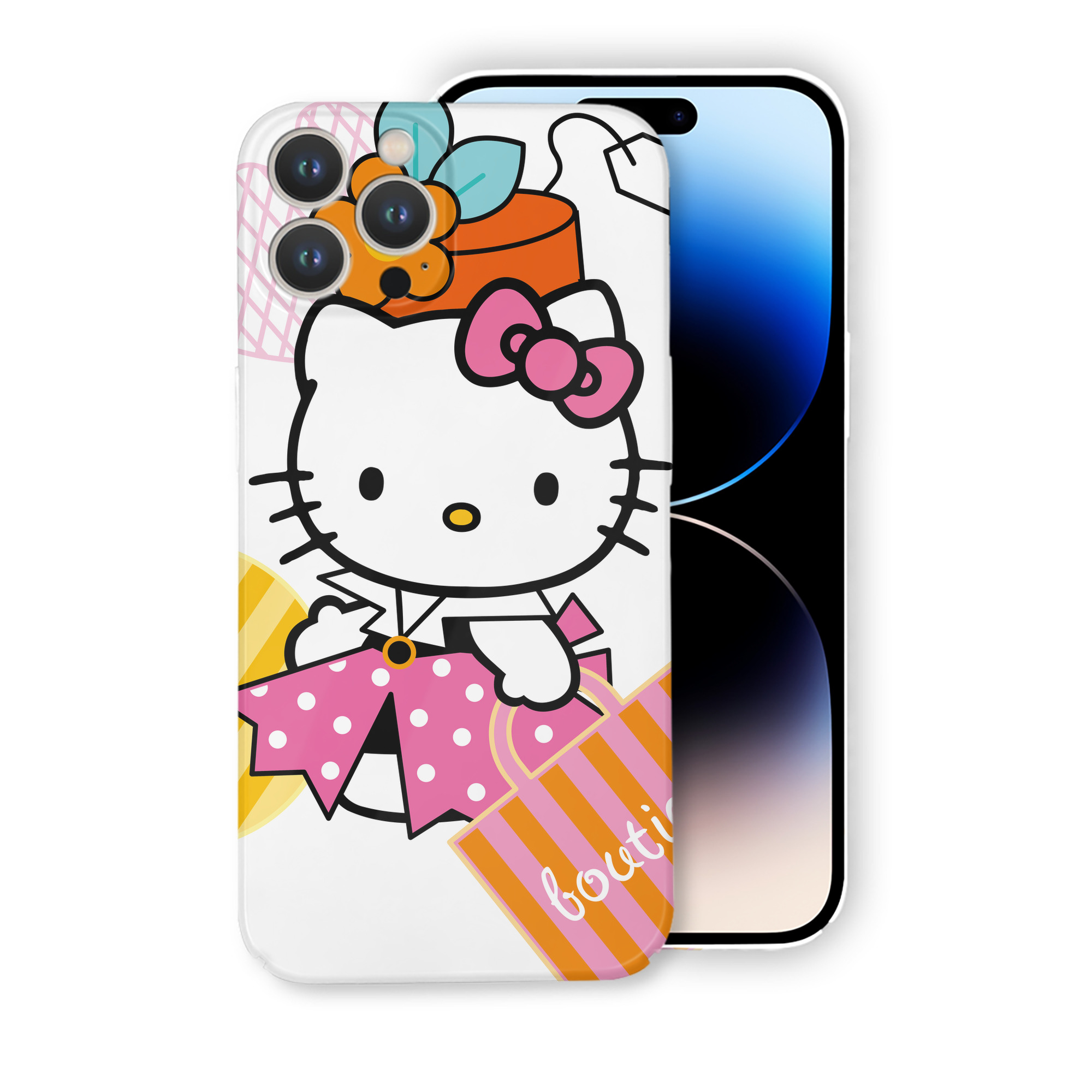 （画像用） Hello Kitty ハローキティ 【iPhone 14シリーズ対応】ハードケース